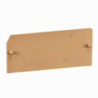 Kit Placa Final Bege | Borne Sek 4rd Porta Fusível 10 Peças